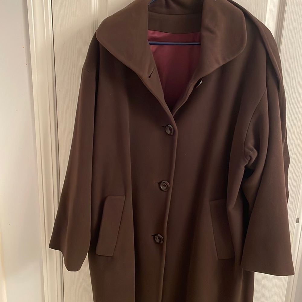 Mallia long wool coat